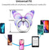 Purple Metal Cell Phone Ring Butterfly Holder, Finger Kickstand Compatible with Smartphone, Tablet, E-Reader