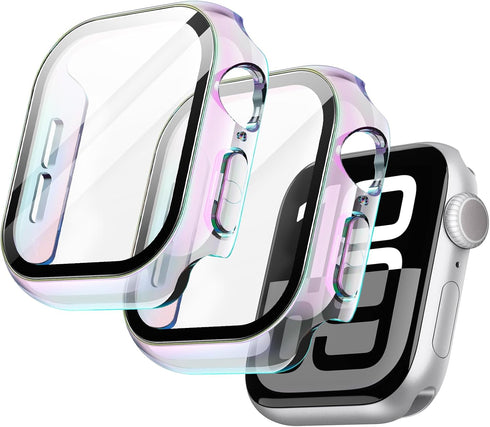 JETech Plated Case with Screen Protector for Apple Watch Series 11/10 46mm,