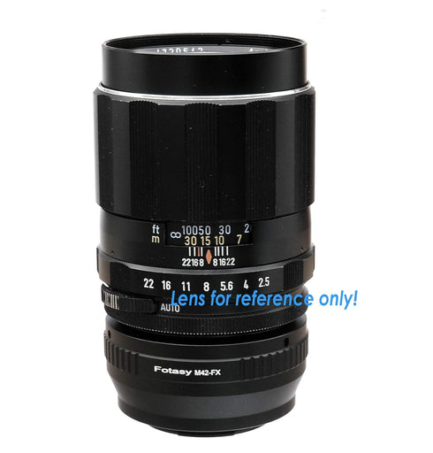 Fotasy Adjustable M42 Lens to Fuji X Adapter, 42mm Screw Mount Lens Compatible with Fujifilm X-Mount Models