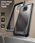 Poetic Guardian Case for Motorola Moto G Power (2021), Full-Body Hybrid Shockproof Bumper Cover, Black/Clear, 20FT