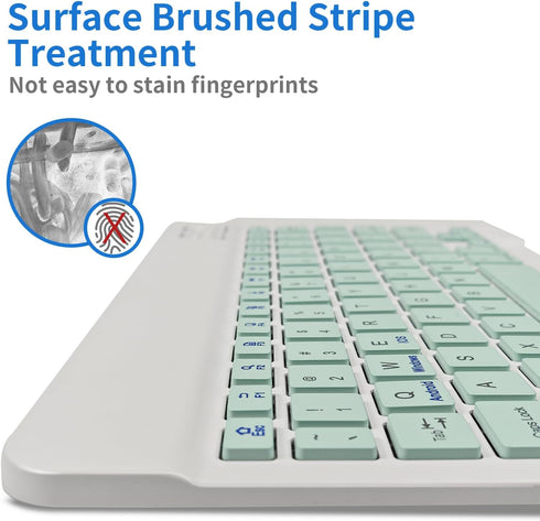 Portable Mini Wireless Bluetooth Keyboard for Apple iPad, iPhone, Samsung Tablet, Kindle Fire HD 10/8