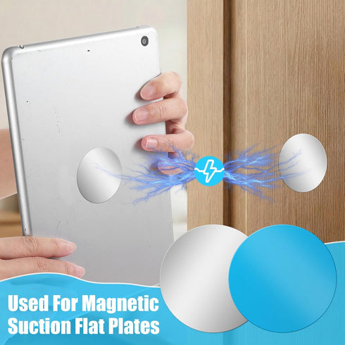 Qianyu 30 Pcs Universal Metal Plate for Magnetic Car Phone Holders Round Universal Replacement Sticker Back Compatible