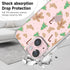 Gingerbread Man Pattern Clear Phone Case for iPhone 15, Soft TPU Slim Shockproof Cover for Boys & Girls, 6.1 Inch