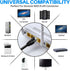 6 150 RJ45 Adoreen Cat Ethernet Cable Ft-Black, Outdoor & Indoor Snagless Long Round Network Cable, POE, Soft Flexible