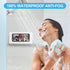 KUNSLUCK Shower Phone Holder Waterproof, Anti-Fog Touch Screen Shower Phone Case, Wall Mount Phone Holder for Shower