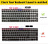 Keyboard Cover for 15.6 inch HP ProBook 450 G8 G9 G10/455 G8 G9 G10/650 G8, New HP ProBook Laptop Keyboard Skin