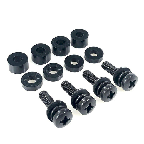M8 Wall Mount Screws, Compatible with Samsung 11-13mm Installations, Complete Kit with Screws, Black Plated