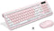 Wireless Keyboard and Mouse Combo, Reccazr 2.4G Full-Sized Keyboard and Mouse Cordless for Windows/Mac