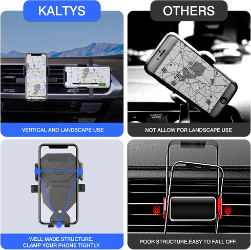 Karltys Car Phone Holder for BMW X3 2018-2021, Air Vent Mount for 4-7 Inch Phones, Hands-Free Thick Case Friendly