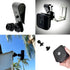 Rigid Rain Gutter Mount for Security Camera - Easy Install No Drill Needed, 1/4-20" Thread Joint Holder (1 Pack,Black)-Compatible with Ring Stick Up Blink Outdoor Indoor 4th XT3 XT2 Camera