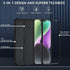 SunStory 13/14 3-Layer Cover,3 1 13/14 6.1", Compatible with iPhone Case with HD Screen Protector, Heavy Duty Full-Body