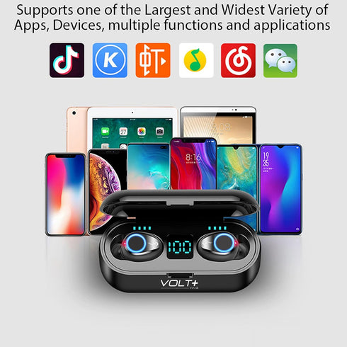 Samsung Wireless Bluetooth Earbuds F9 TWS, IPX7 Waterproof, 2000mAh Case, compatible with Galaxy S24/S23/S22/S21/Note/Z