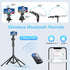 Fugetek 62" 4 100% 360 2 Professional Cell Phone Tripod, Ultra Stable Leg Design, Bluetooth Remote, All Aluminum Stick