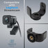 GNAFETS Webcam Holder, Durable, Tight Grip, Stable Mount - Compatible with Logitech StreamCam, Black and White (Black)