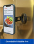 Maxby 360 Refrigerator Phone Holder | Strong Magnetic Mount with Adjustable Arm and Rotation | Hands-Free Kitchen Use |