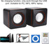 Mini USB Stereo Computer Speaker, 3.5mm Jack Wired Speaker for Desktop Laptop PC, Compact USB Charging
