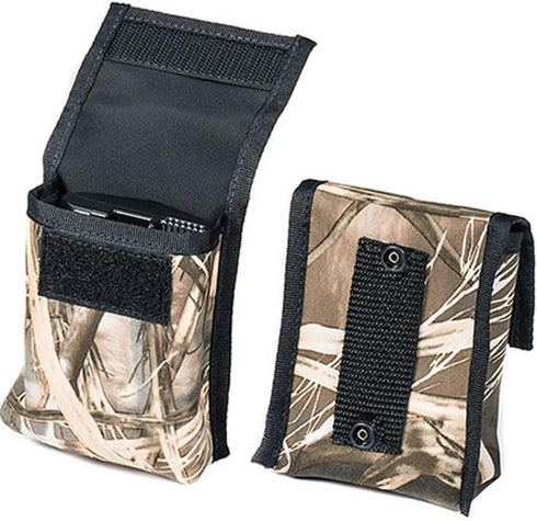 LENSCOAT 2-Battery Pouch Camouflage Camera Battery Holder for Pro DSLR (Realtree Max4 HD)
