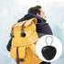 2pcs Ear Plug Carrying Cases, Black Triangular Earbud Holder with Lanyard for Travel and Outdoor Activities