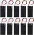 10Pcs 9V Battery Holder with Switch, 9 Volt Battery Case Connector Wire Spring Clip, DIY Plastic Cell Batteries