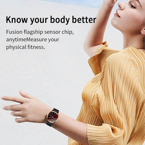 Smart Watch for Men Women, 360 x 360 Smartwatch, Fitness Tracker, 1.32" Full Touch Color Screen