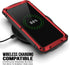 Samsung Galaxy S21 Case Compatible, Heavy Duty Aluminum Metal Waterproof Shockproof Protector Cover Hard Case (Red)