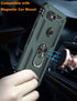 LUMARKE Google Pixel 3A Case with Screen Protector, Military Grade, 16ft Drop Tested, Magnetic Ring Kickstand, Pine