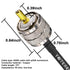 RG8x Coaxial Cable, 3 Pack 1ft Jumper CB Coax Cable with PL259 Male UHF Connector for CB HAM Radio