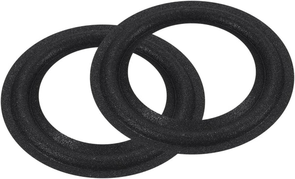 MECCANIXITY Rubber Speaker Foam Edge Surround Rings 3 Inch for Subwoofer Replacement Parts, 2 Pcs