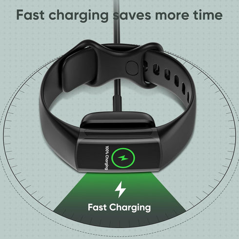 Charging Cable for Fitbit Charge 6, Replacement Charger (3.3ft, 2-Pack)