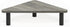 Furinno Corner Monitor Stand - French Oak Grey/Black