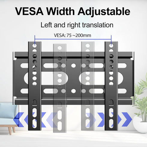 Fixed TV Wall Mount for 14-42" Flat Screen TVs, Small Wall Mount Bracket, Easy Install Low Profile