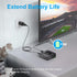 ZIOCOM Bluetooth 5.0 Transmitter Receiver, 2-in-1 Wireless Audio Adapter for TV/PC/Speaker, Pairs 2 Devices