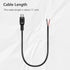 2 Pack RCA Female to Speaker Wire, RCA Female Plug Adapter Connector to Bare Wire for Amplifier