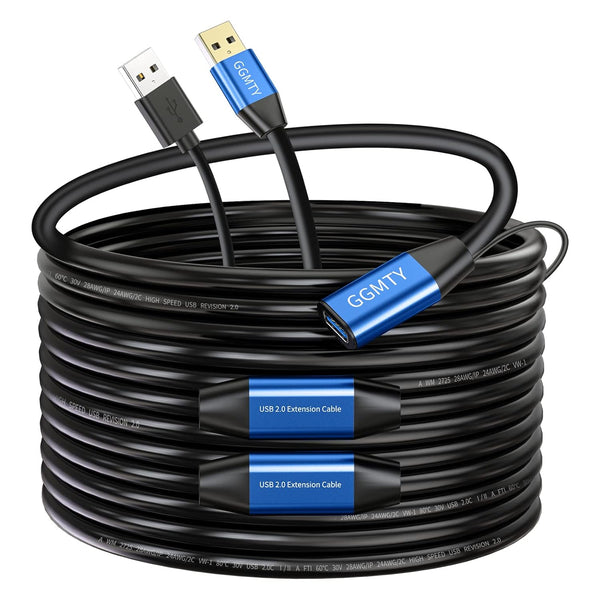 GGMTY USB 2.0 Type A Male to A Female Active Repeater Extension Cable