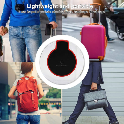 Wireless Charger, Mobile Phone Charging Dock Pad with LED Indicator Light for Galaxy/Phone