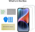 ProCase 2 Pack Screen Protector for iPhone 14 / iPhone 13 / iPhone 13 Pro 6.1 Inch, Clear Tempered Glass