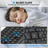 EDJO 2.4G Wireless Keyboard, Full-Sized Cordless USB Silent Computer Keyboard, Ergonomic Tilt Angle, Sleep Mode, Long