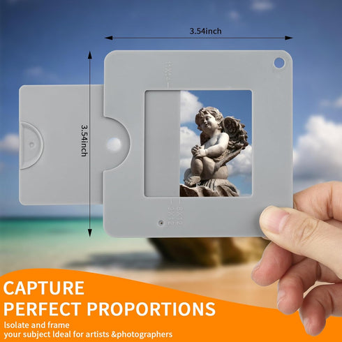 LiuLiXia 2Pcs View Finder, view finder with Color Isolation, View Catcher with Sliding Mechanism for Photography