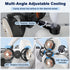 5V/2A 3 360 Hayousui Backseat Car Fan for Kids: Battery & USB Powered Rear Seat Car Cooling Fans, Speed Independent