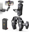 ULANZI Super Clamp Camera Clamp Mount Monitor 360 Ballhead Magic Arm Double Ball