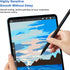 Stylus Pens for Touch Screens, Power-Display Tablet Pen, Magnetic Digital Touch Pen Compatible with iPhone/iPad (Black)