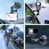 TELESIN Car Mount Suction Cup with Phone Holder for GoPro Max Hero 13 12 11 10 9 8 and DJI Action 3 4 5