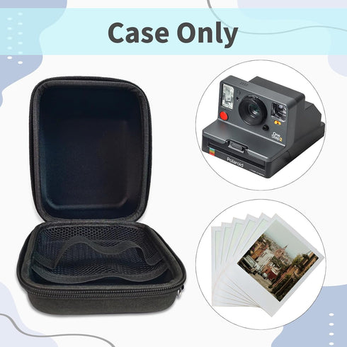 Camera Case for Polaroid OneStep 2VF/Now+ Camera, Hard EVA Storage Bag for One Step+/Now/Now+ Plus with Shoulder Strap