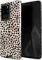 BURGA Phone Case for Samsung Galaxy S20 Ultra, Hybrid Hard Shell + Silicone, Black Polka Dots Pattern