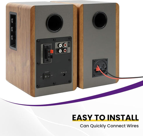 SATUY 4 2.2 2-Way Pcs Speaker Box Terminal Cup, Square Spring Subwoofer Box, Binding Post Cup Connector with Sponge
