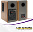 SATUY 4 2.2 2-Way Pcs Speaker Box Terminal Cup, Square Spring Subwoofer Box, Binding Post Cup Connector with Sponge