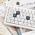PBT Keycaps 120 Keys, Black White Cute Keycaps, Dye-Sublimation Puppy Comic Theme for Mechanical Keyboards