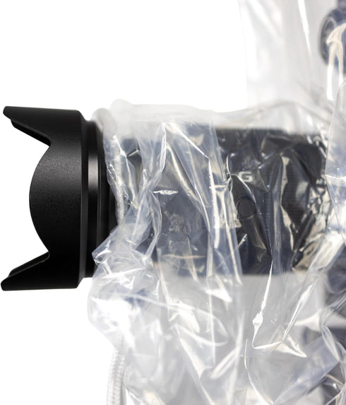 OP/TECH USA Rainsleeve Camera Cover - Clear Rain & Dust Sleeve with Viewfinder Access, 2 Pack