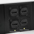 QIANRENON DP1.4 Panel Mount Connector 8k@60hz Displayport Female to Female Coupler for HD Digital Audio/Video