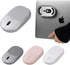 Magnito Mouse, Compact Wireless Mouse for MacBook iPad Laptop, Bluetooth, Silent Clicks, Travel Mouse (Silver)